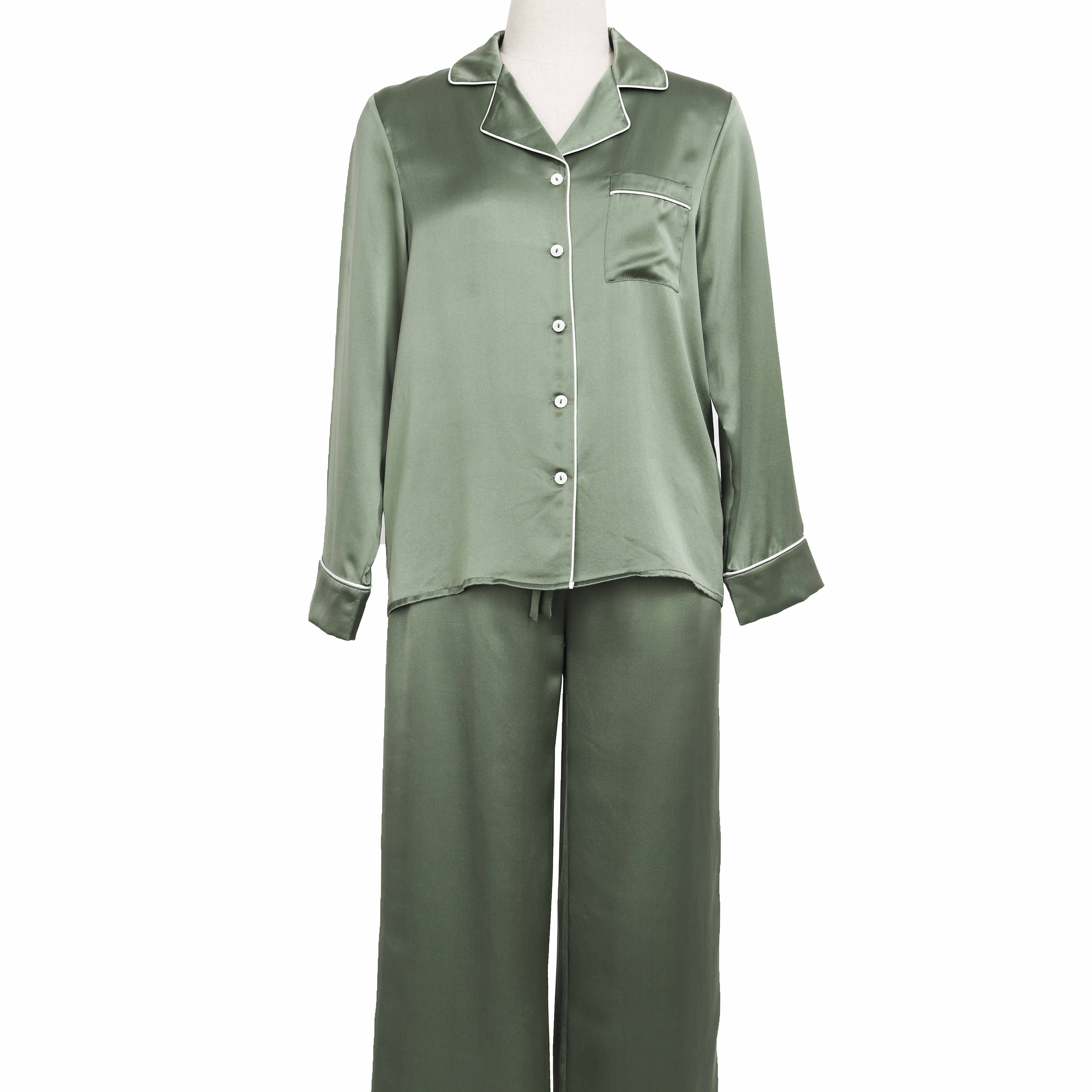 Designers Silk Pajama Set For Women In 100% Silk,Supporting Customization,Providing Many Sizes 