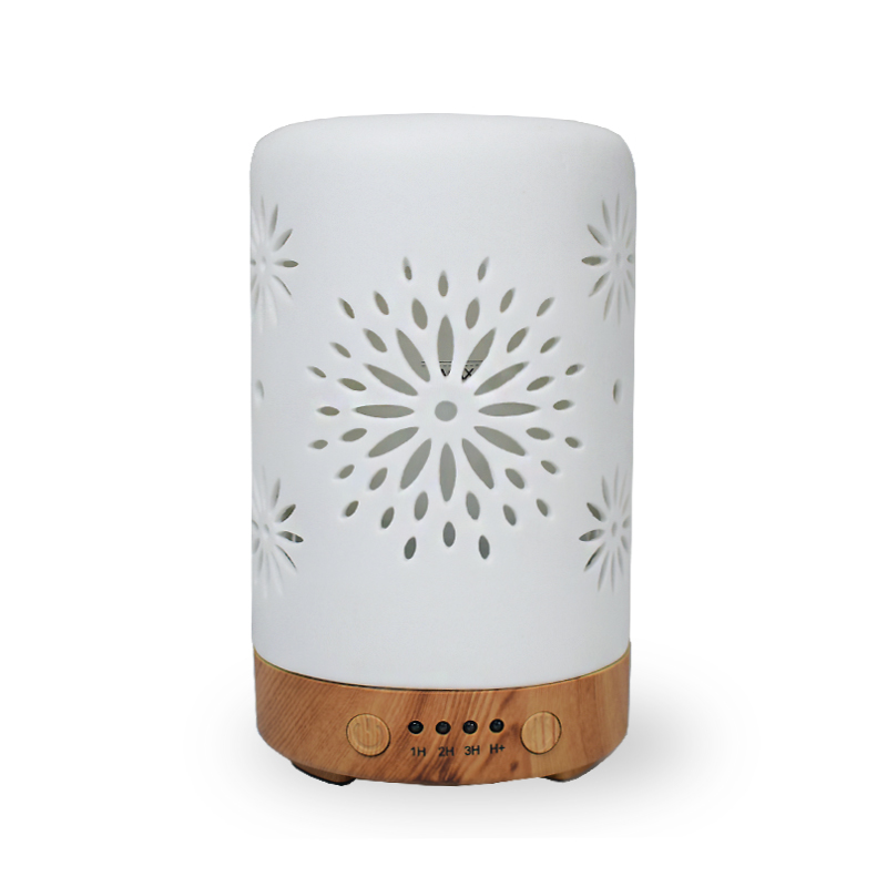 Electric Air Freshener Petal Ceramic Design Aroma Diffuser Fragrance Scent Custom Essential Oil Diffuser 