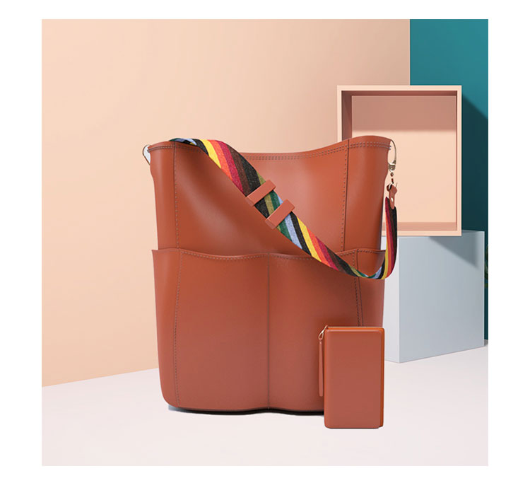 Factory Customized Logo Made Woman&#39;s Bag Genuine Leather Handbag For Lady 