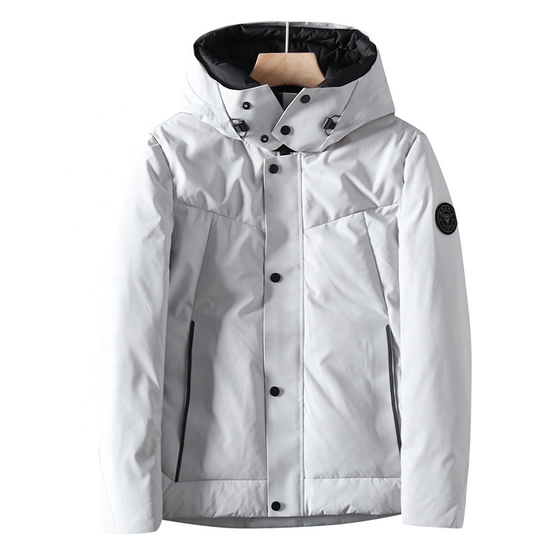 New Fashion Youth Jackets Winter For Men Outdoor Sports Casual Wear School In White Made Of Ripstop Waterproof Windproof Breath 