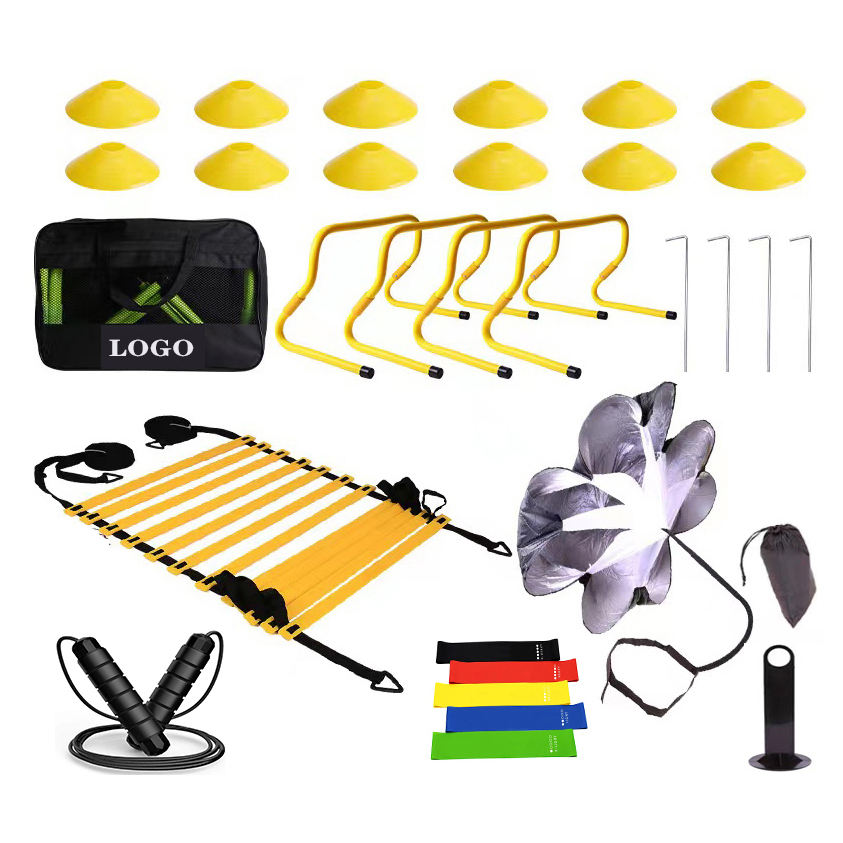 Wholesale Agility Ladder Set Speed Agility Ladder and Cones Outdoor Football Accessories