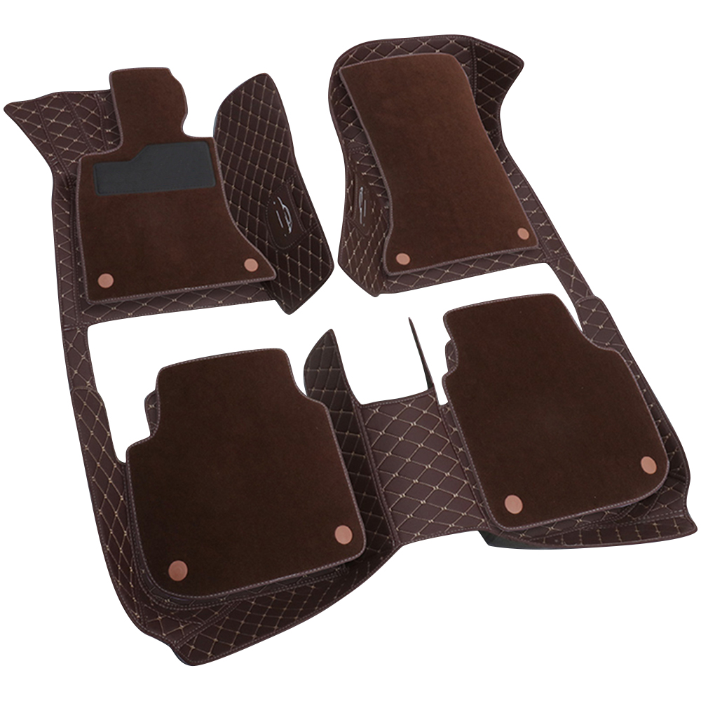 Pvc Leather Car Mat 5d Auto Floor Carpets Customized For Bmw E34 E38 E61 E63 E65 E82 Z4 E85 E93 X6 E71 M2 M6 I8 F07 F22 F36 F40 