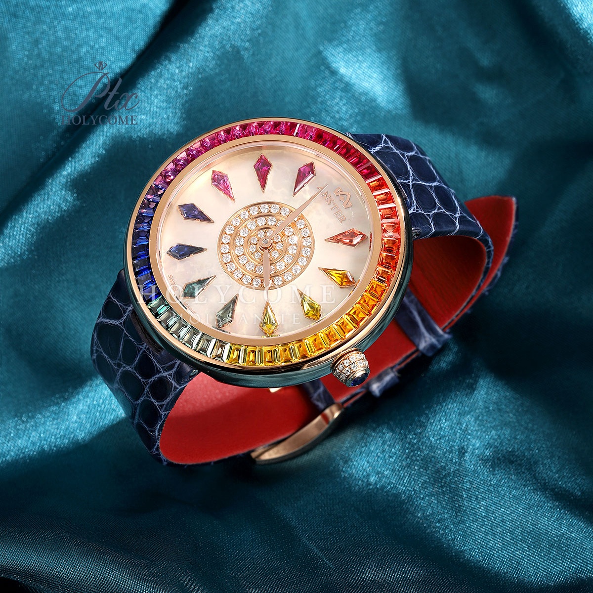 Custom Luxury Fashion Men Stainless Steel Automatic Mechanical Watch D Vvs1 Moissanite Watch 