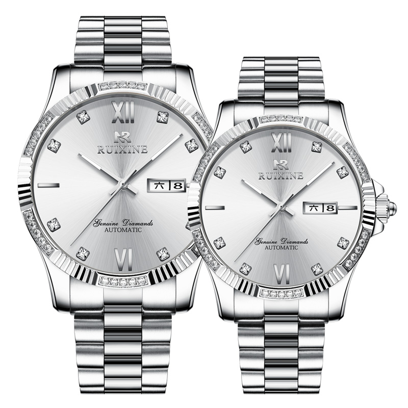 New Design Watch Fashionable Women Diamonds Famous Brands Logos Men Mechanical 