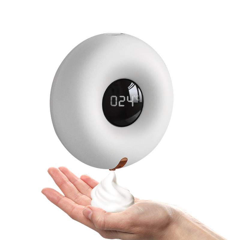 Home Appliance 300ml Usb Rechargeable Automatic Sensor Touchless Hands Free Refillable Decorative Foaming Soap Foam Dispenser 