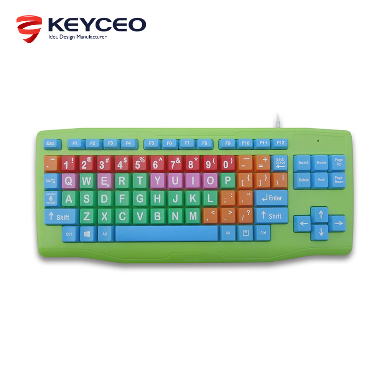 2021 Mini Kid Keyboard Ergonomic Color 88 Soft Keys Children&#39;s Keyboard Large Keyboard Computer Accessories 