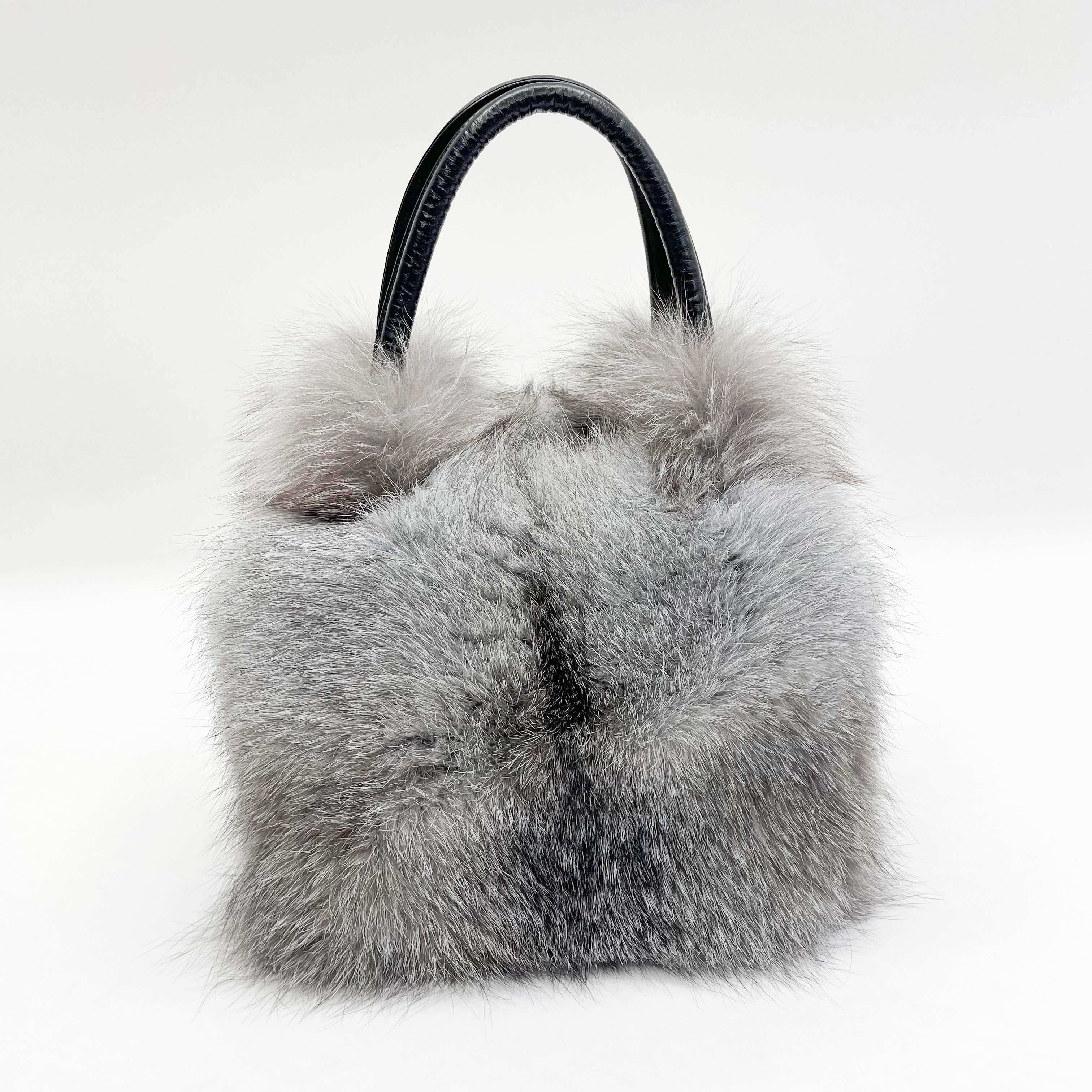Custom Fox Fur Color Bag Women Fashion Shoulder Bag Luxury Handbag 