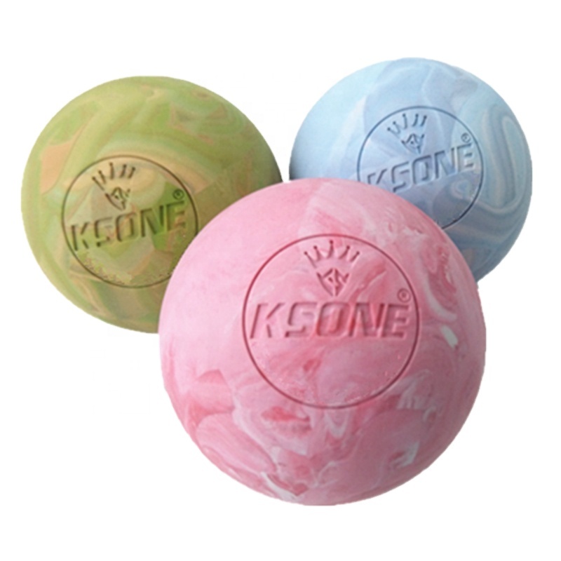 Ksone Massage Lacrosse Balls Natural Rubber Massage Ball Set With Custom Logo 