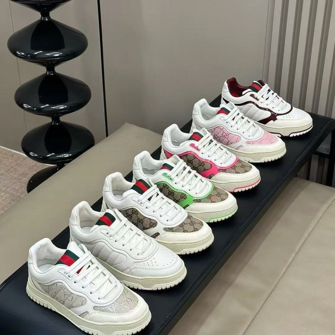 Top Quality Men's Sneakers Famous Brand Designer Luxury Genuine Leather Unisex Casual Luxury Walking Shoe Women Running Shoes