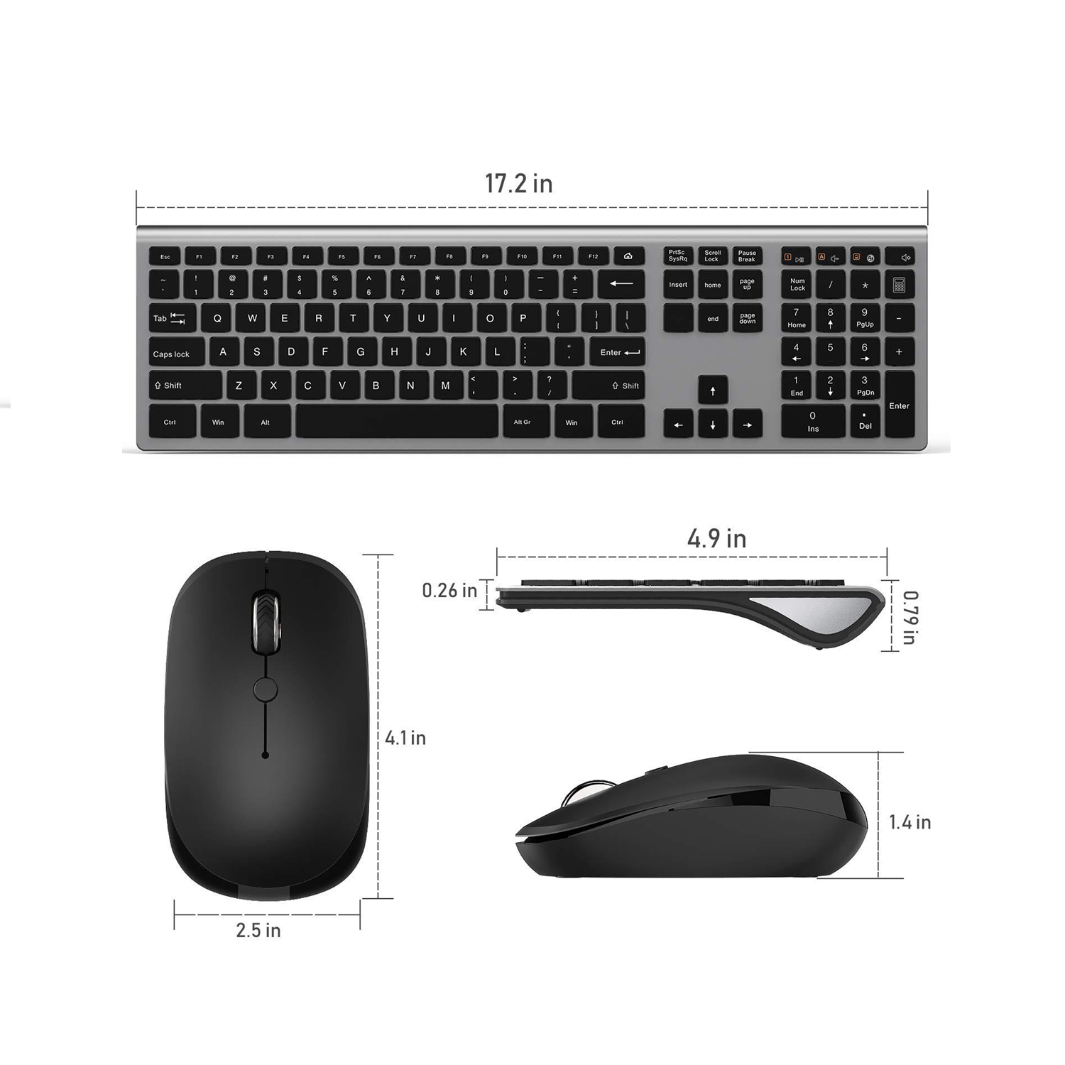 Shenzhen Factory Computer Accessories Cheap Wireless Keyboard And Mouse Combo 