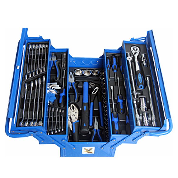 Car Repairing 86 Pcs Hand Socket Security Household Auto Tools Wrench Socket Set Mechanical Metal Box Hand Tool Set Box 