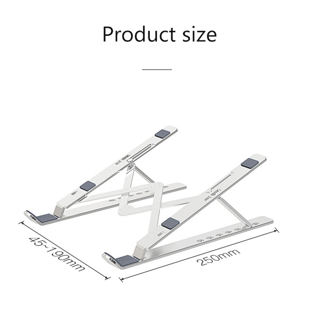 Portable Laptop Stand Aluminium Alloy Foldable Notebook Holder Tablet Base Cooling Stand For Macbook Pro Pc Computer Accessories 
