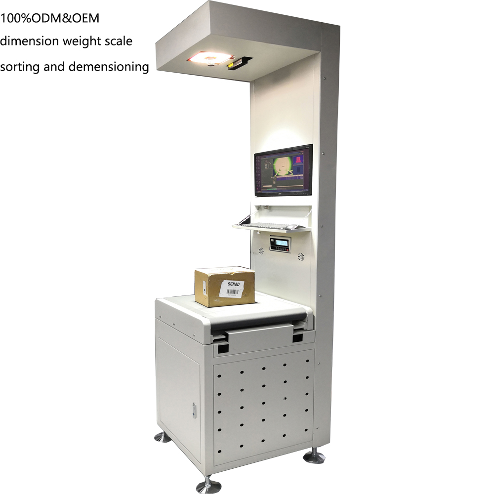 Parcel Scan Sort Dimensional Weighing Scale For Coureri Express Logistics Warehouses Dimension Weight Scale