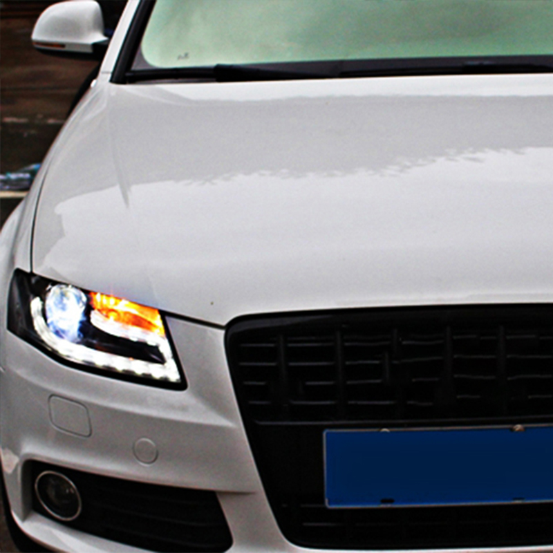 09-12 Year Lens Led Light Guide Sonar Modified And Upgraded Xenon Headlight Assembly Suitable For Audi A4l B8 