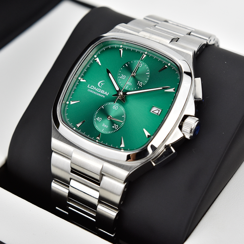 Men Waterproof Stainless Steel Multifunction Hollow Luxury Automatic Watch Square Mens Mechanical Tourbillion Watches 