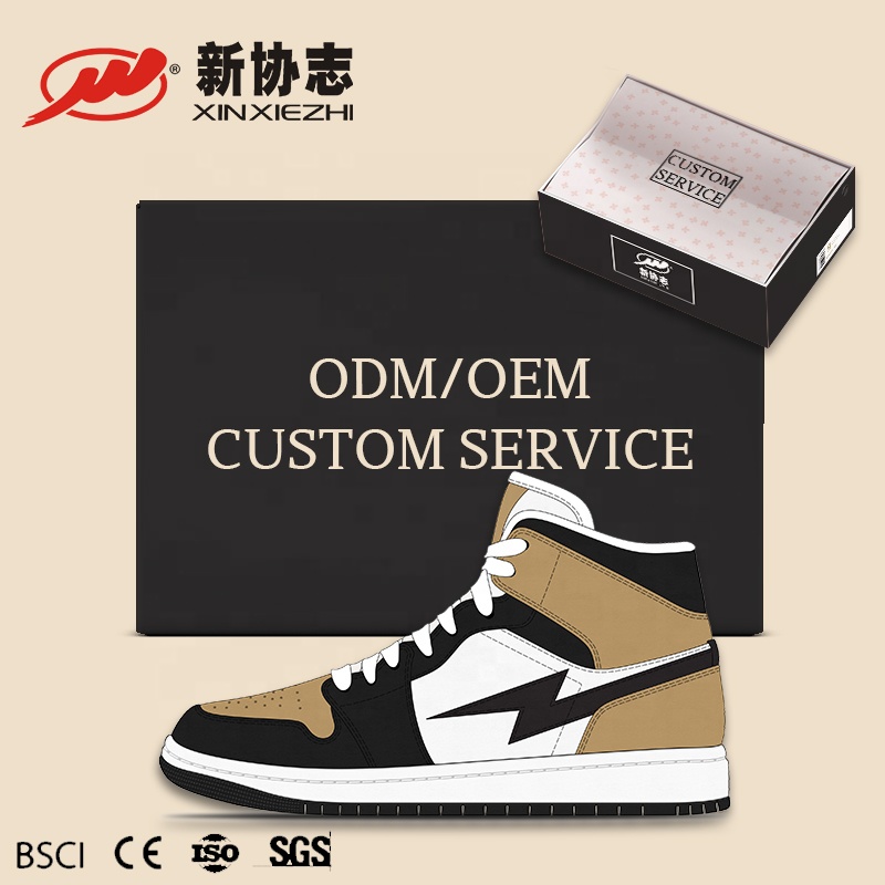 Xinxiezhi Organizador De Zapatos Oem Custom Aj 1 Brand Sneakers Retro Genuine Leather Og Chicago Custom Oem Odm Shoes 
