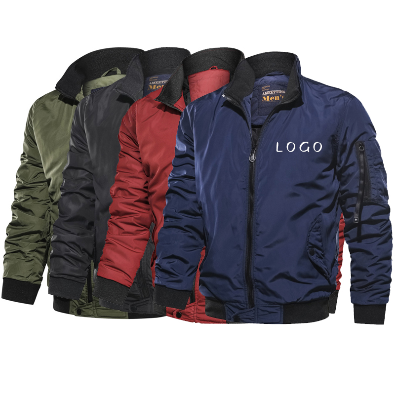 Running Training Biker Baseball Long Sleeve Cold Winter Casual Custom Fashionable Coats Plus Size Men&#39;s Jackets 