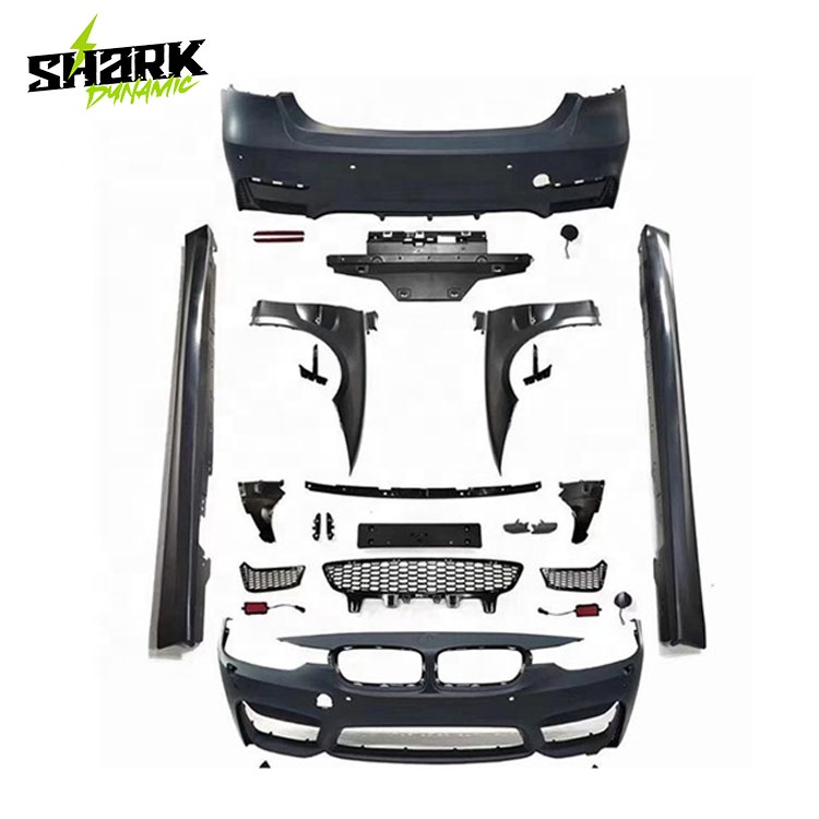 For Bmw F30 M3 Bodykit 3 Series Tuning Pp Front Bumper Side Skirts Front Fenders Body Kit 