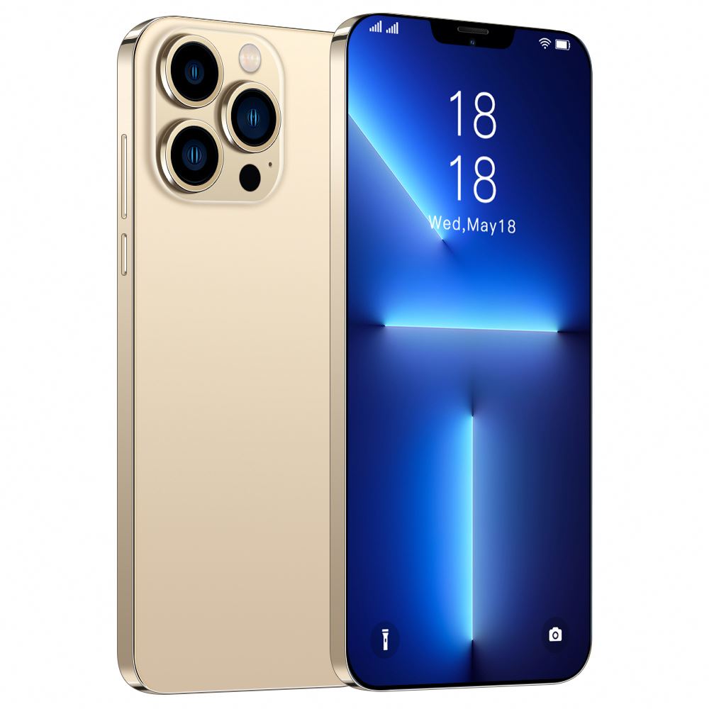 New Release I13 Pro Max 6.7inch Mobile Phones 6800mah Long Standby Face Unlock Smartphones 