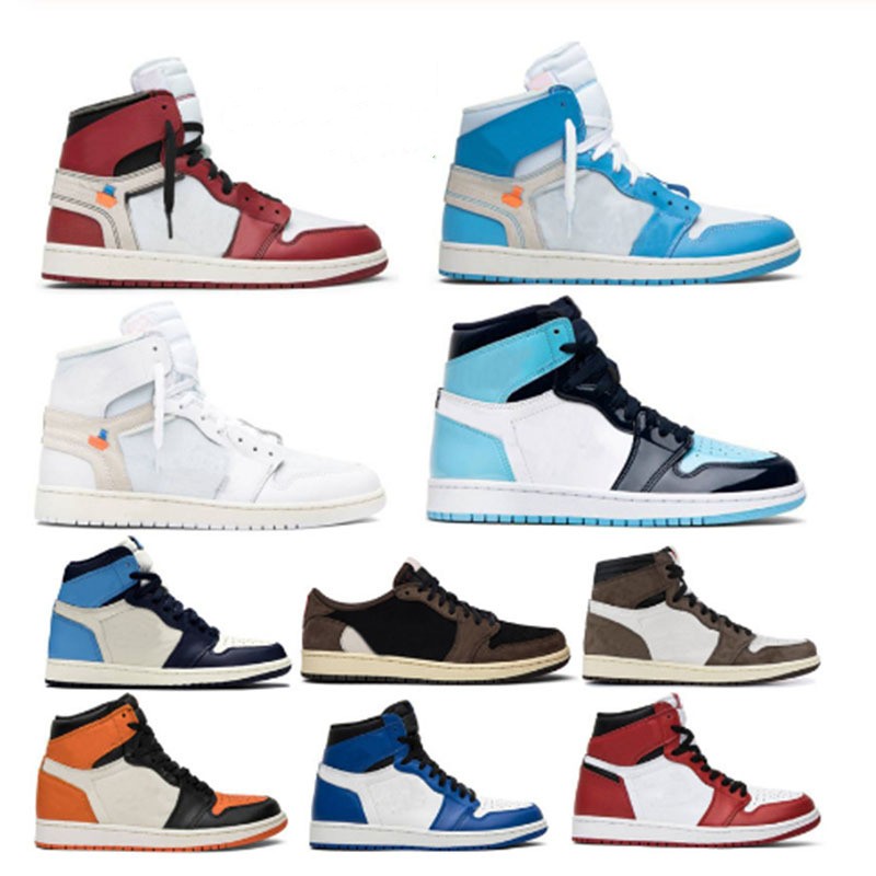 2023 Newest Aj 1 Retro High Og Chicago Lost And Found Gorge Green Twist 2.0 Basketball Shoes Sneakers 