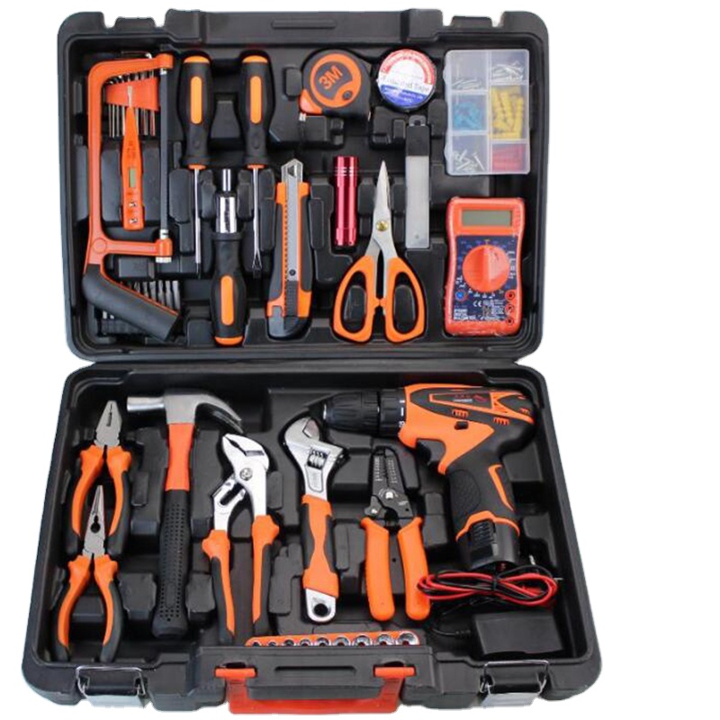 Mechanic Tool Kits Maintained Professional Tools Box For Home High Performance Household Cordless Hand Tool Set Box 
