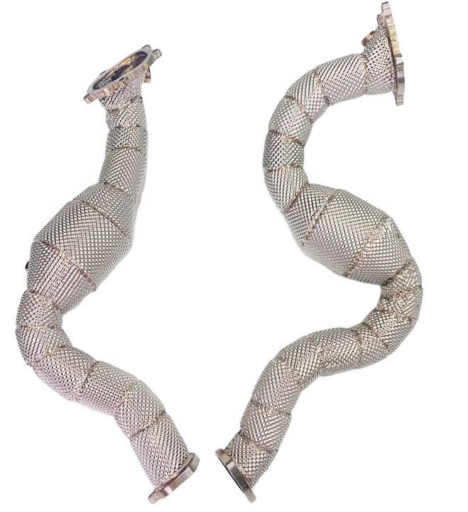 New Design Customized Exhaust System Exhaust Downpipe For Audi A6 A7 C7 2.5l 3.0t 2014-2017 