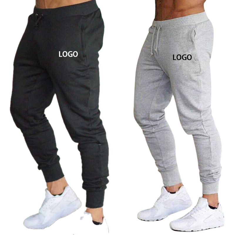 Hot Selling Plain Color Sweat Pants Casual Fitness Jogging Pants Men Elastic Custom Joggers Sweatpants Sports Pants 