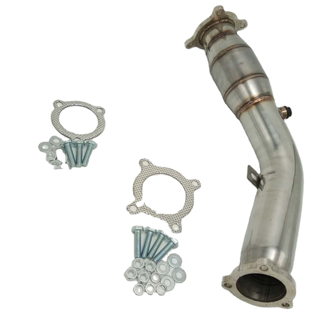 200cell Catted 3&quot;exhaust Turbo Downpipe For 09-11 Audi A4 B8/ A4 Quattro 10-11 Audi A5 