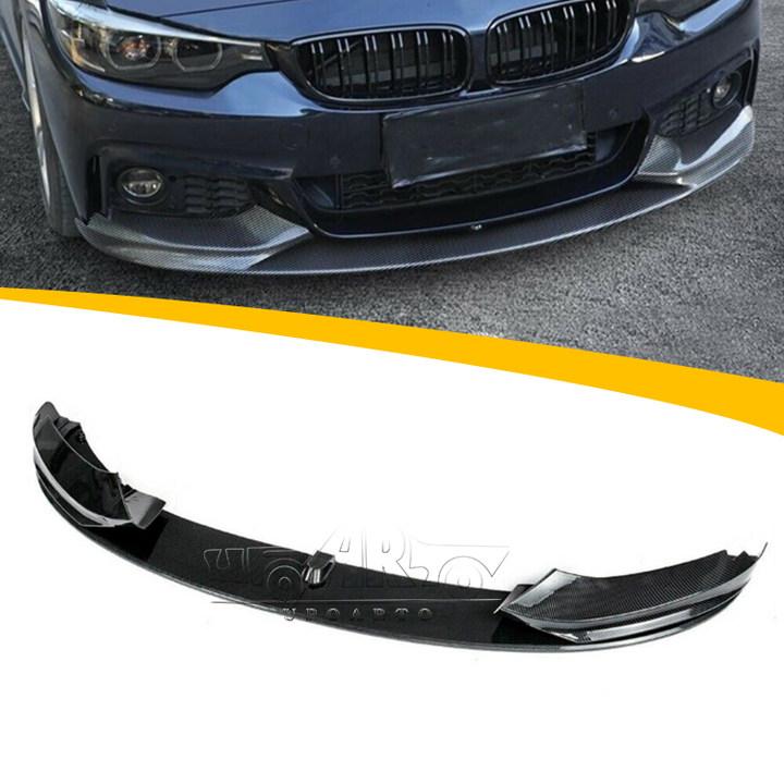 Haosheng Produce Abs Plastic Carbon Fiber Front Lip Splitter For Bmw 4 Series F32 2013 2014 2015 2016 2017 2018 2019 2020 
