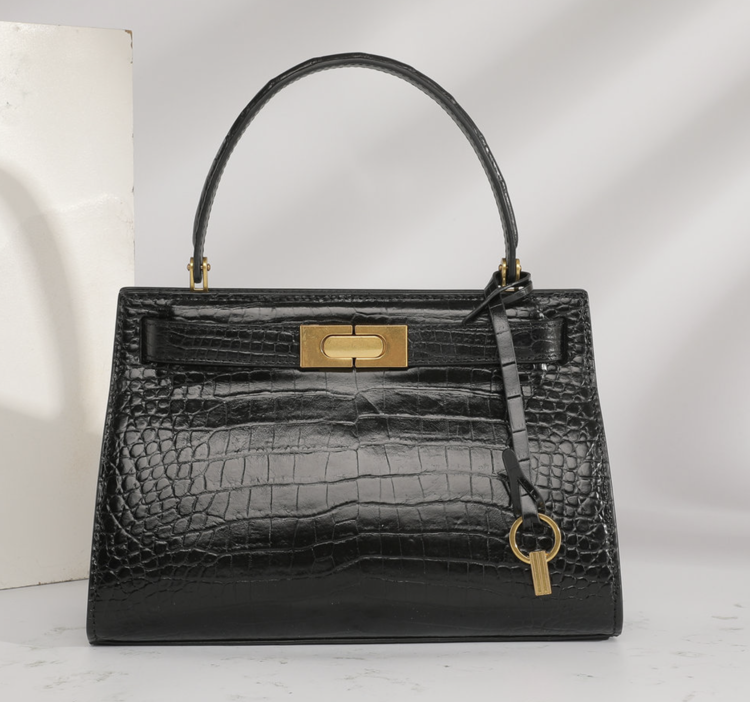 Luxury Classic Stylish Leather Bags Real Crocodile Exotic Handbags Lady 