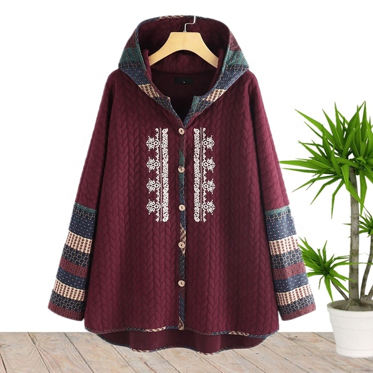Dropship 5xl Winter Clothes Plus Size Long Sleeve Hoodies Coat Jackets For Women 2021 