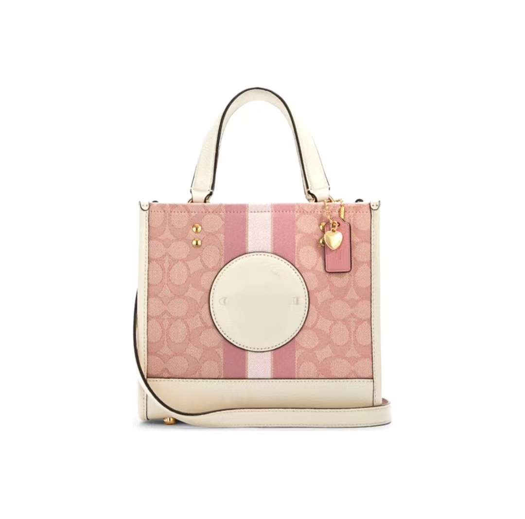 5a Quality Genuine Leather Luxury Handbag Luxury Bag And Handbag Classic Presbyterian Canvas With Leather One Shoulder Hand Hold 