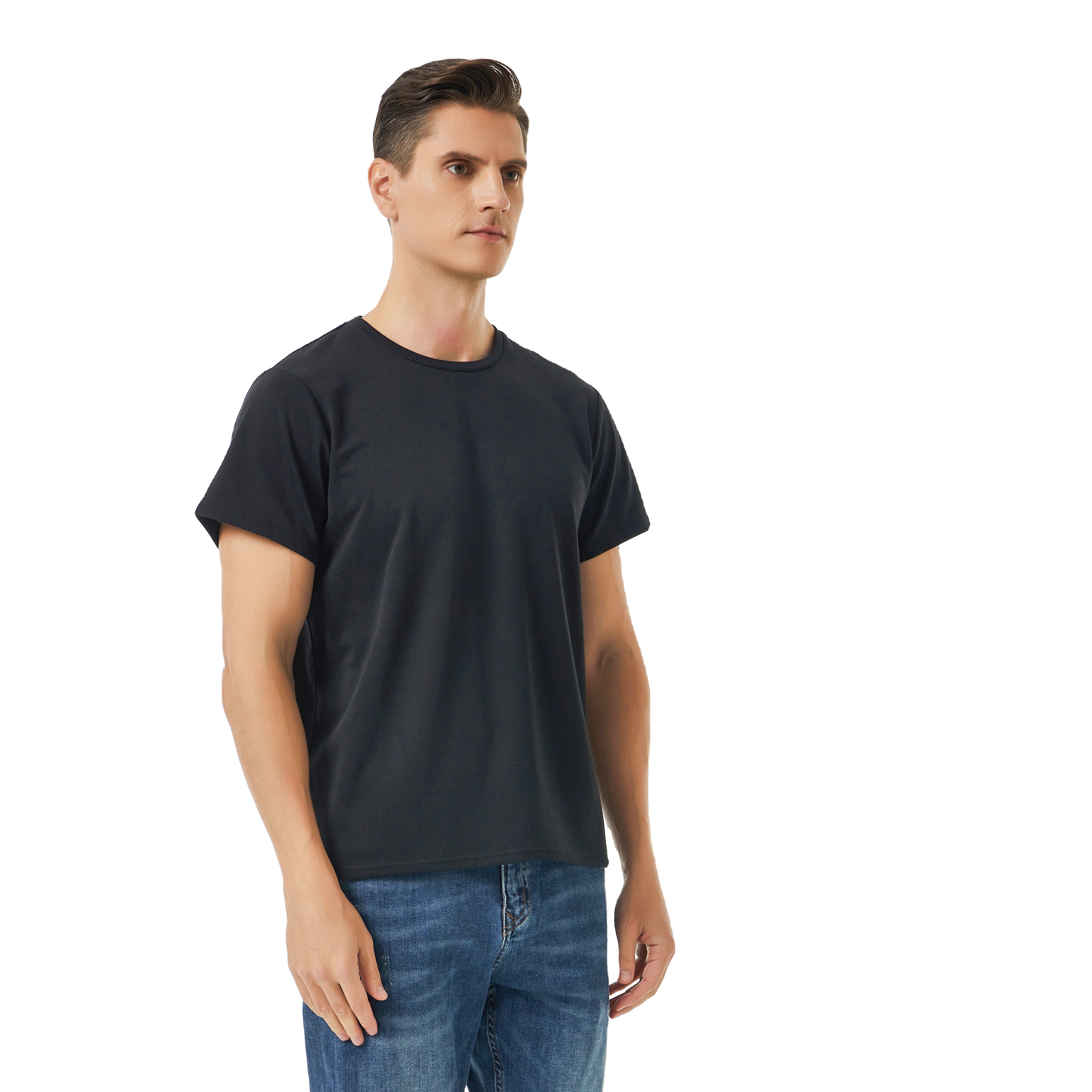 Silver Cotton Emf Protection T-shirt Emf Shielding Clothing 5g Radiation Proof Unisex Men And Women