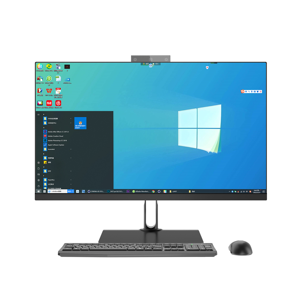 21.5 Inch I3/i5/i7 Aio 4gb 128gb Ssd I5 24'' All-in-one Lcd Ips Pc All In One Desktop Computer Hardware &amp; Software 