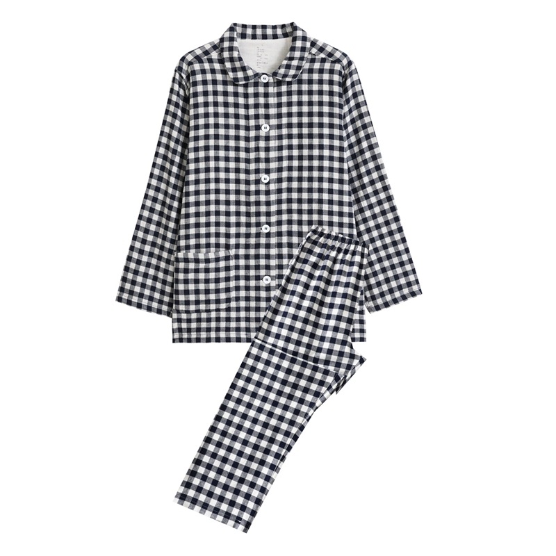 Custom Print Matching Pajama Set Women&#39;s Sleepwear Family Plaid Pajamas Set For Men And Women 