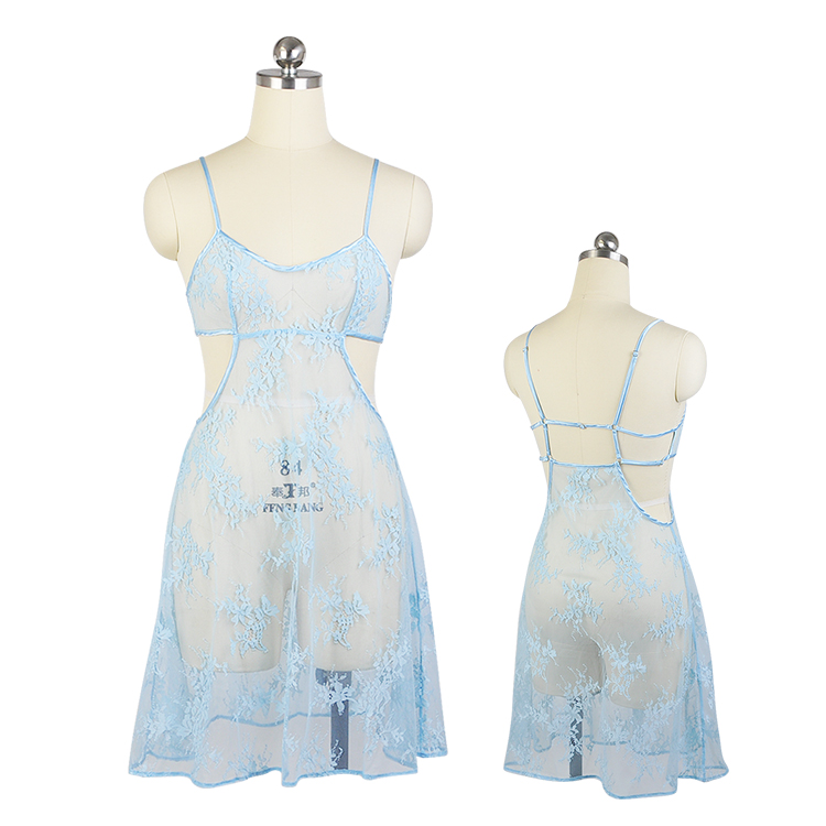 Night Dresses For Woman Night Wear Women Sexy Lingerie Dress Backless Women&#39;s Sleepwear 