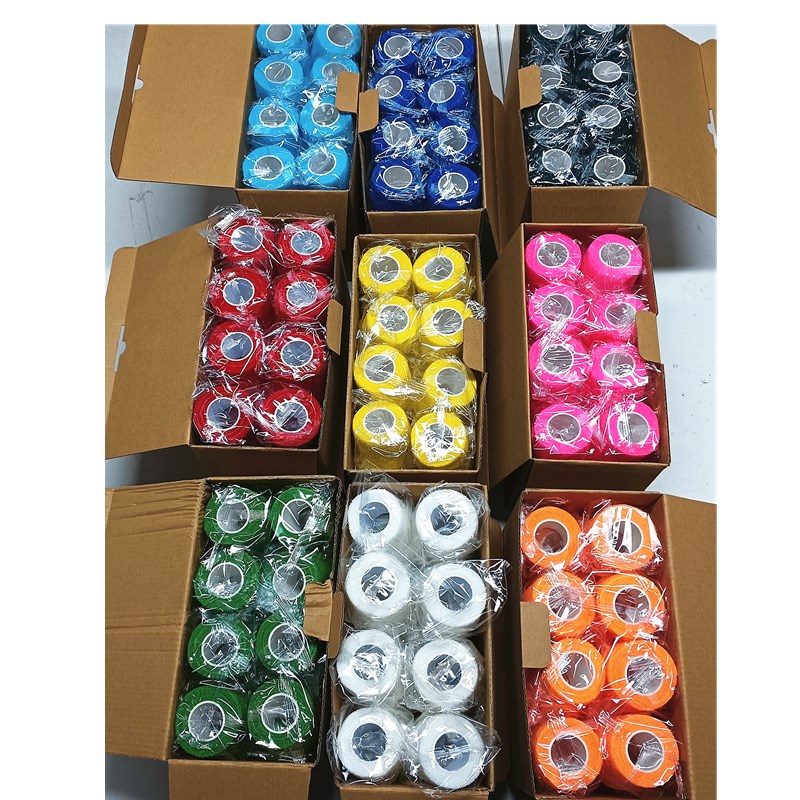 Football Sport Protective Gear Non-Woven Athletic Sport Grip Tape Vet Wrap for Sports Injury Support