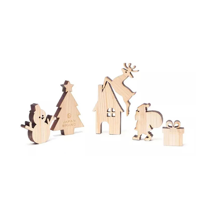 Stack Them Freely In Any Way You Want Wood Stack Block Build Toy Kids 