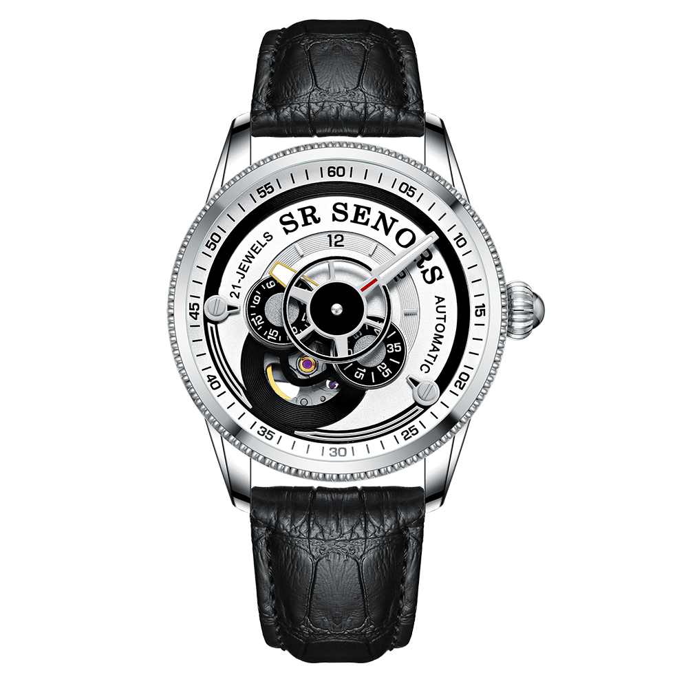 Senors 2022 Luxury New Design Mechanical Wristwatch Stainless Steel Lightweight Automatic Mechanical Watches For Men 