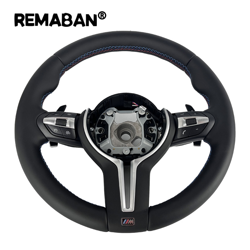 Remaban Wholesale Carbon Fiber Steering Wheel For Bmw M3/m5/e46/e90 Auto Parts Car Steering Wheel 