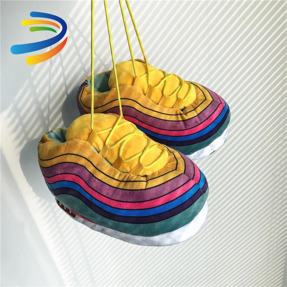 Hot Aj Pantofole Unisex Uomo Divertenti,Bedroom Slipper,Pantofole Internal Yeezi 