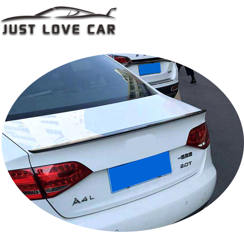 For Audi A4 A4l B8 B8.5 Car Abs Rear Trunk Spoiler Wing Lip 2009-2016 