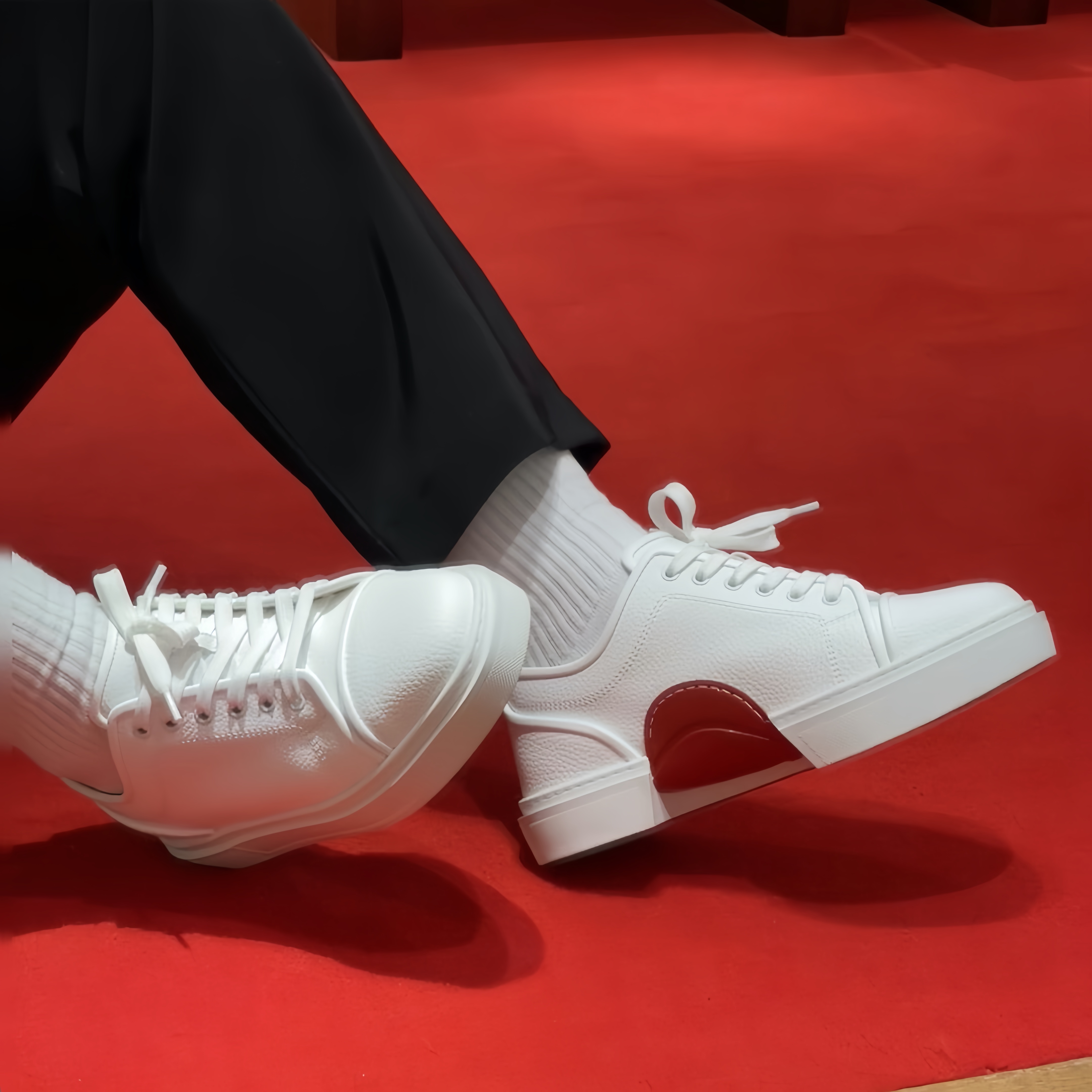 Luxury brand Fashion sneakers Men's designer brand luxury comfortable leather casual shoes