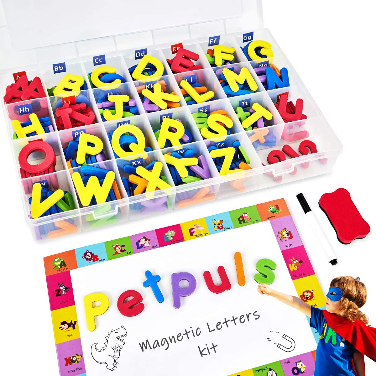 Kids Toys Buy Online Amazon Hot Sales Magnet Toys Educational Letter And Number Kids Learning Letter Matching Toy 