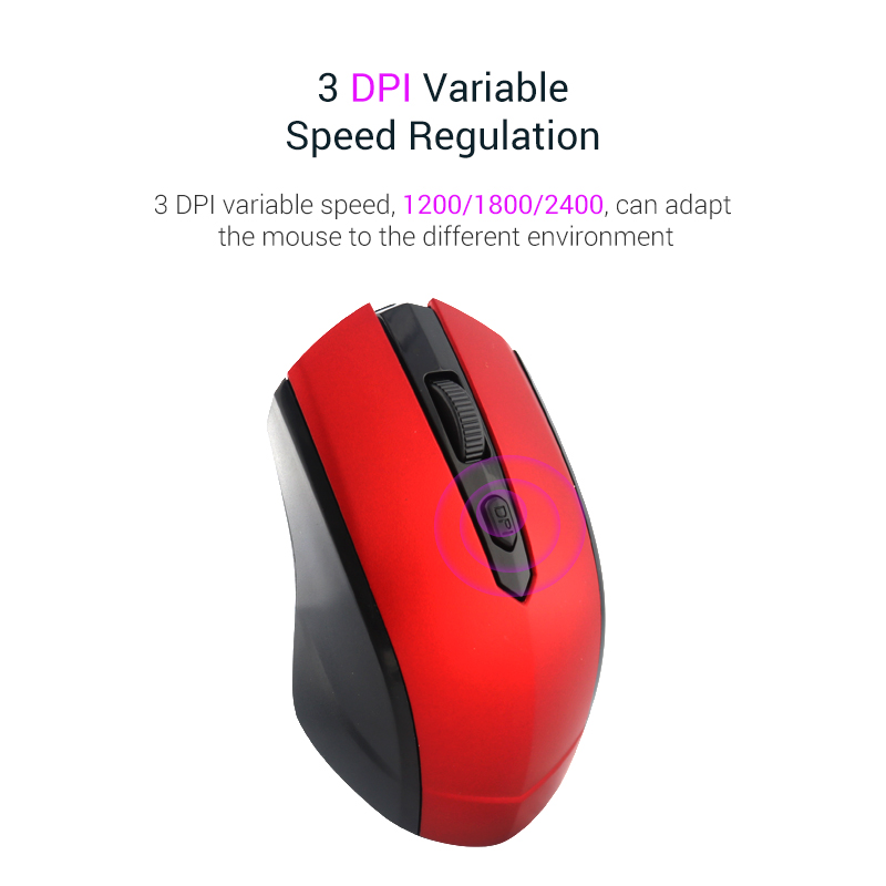 Computer Accessory 2.4g Arc Wireless Gaming Usb Mouse Optical 