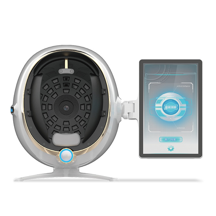 Moji Ai Profession Intelligent Imager Face Skin Texting Scanner 3d Facial Skin Camera Color Analyzer Machine Facial 