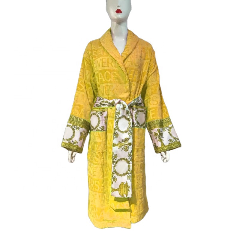 Men And Women Weighing 90-130 Pounds 100% Cotton Kimono Bathrobe Pajamas Nightgown Women's Underwear Set 