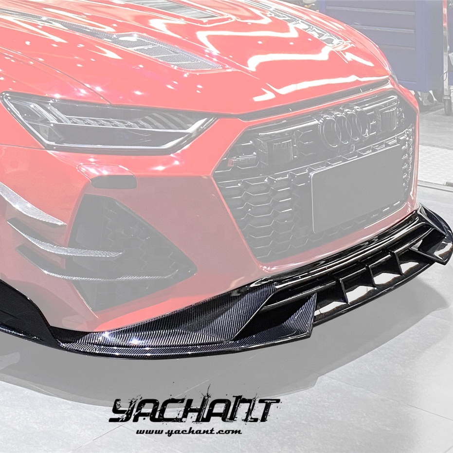 Imp Performance Official Carbon Fiber For 2021-2022 Audi C8 Rs6 Avant Imp Performance Front Lip(fits Oem Front Bumper) 
