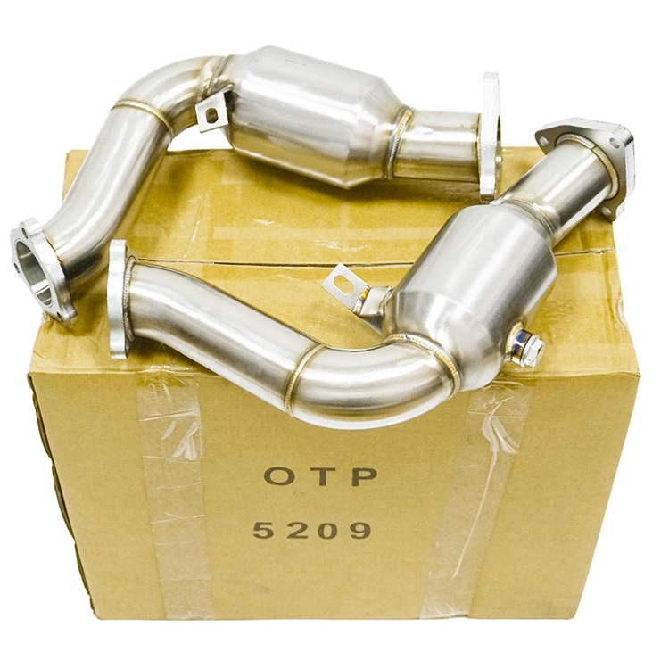 Otp Exhaust Pipe For Aud* A4 S4 B8.5 B8 A5 S5 A6 A7 C7 A8 D4 Q5 Sq5 B8 3.0 Tfsi V6 Downpipe For Oem Headers 