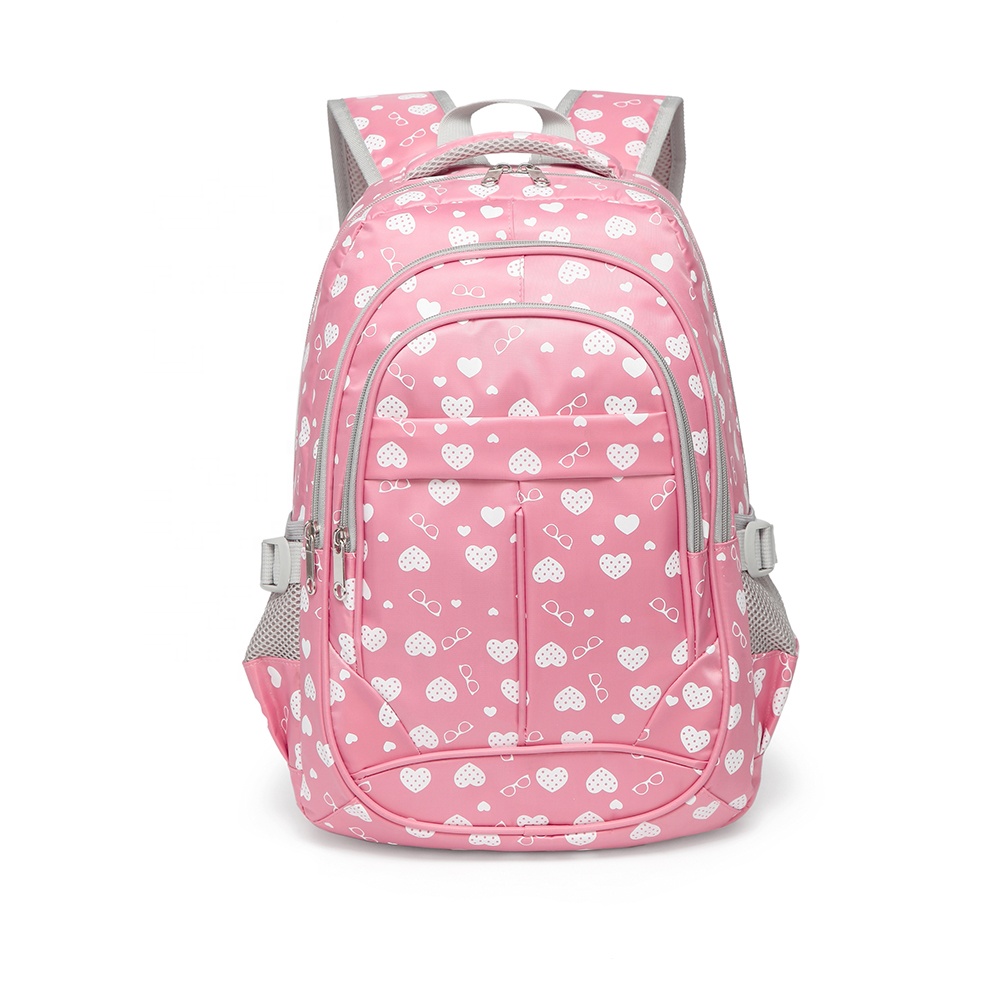 17inch School Bags Girls Backpacks Cute Lightweight Waterproof Durable Gift Travel School Bags For Student Children Pink 